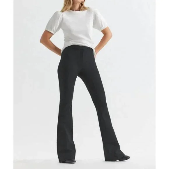 Derek Lam 10 Crosby | FLARE TROUSER Black - Size 2 - Picture 1 of 11